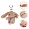 Rabbit Charms Stuffed Animal Pendant Bright Color 9.1×5.5×2.4in Bag Decor 1Pcs