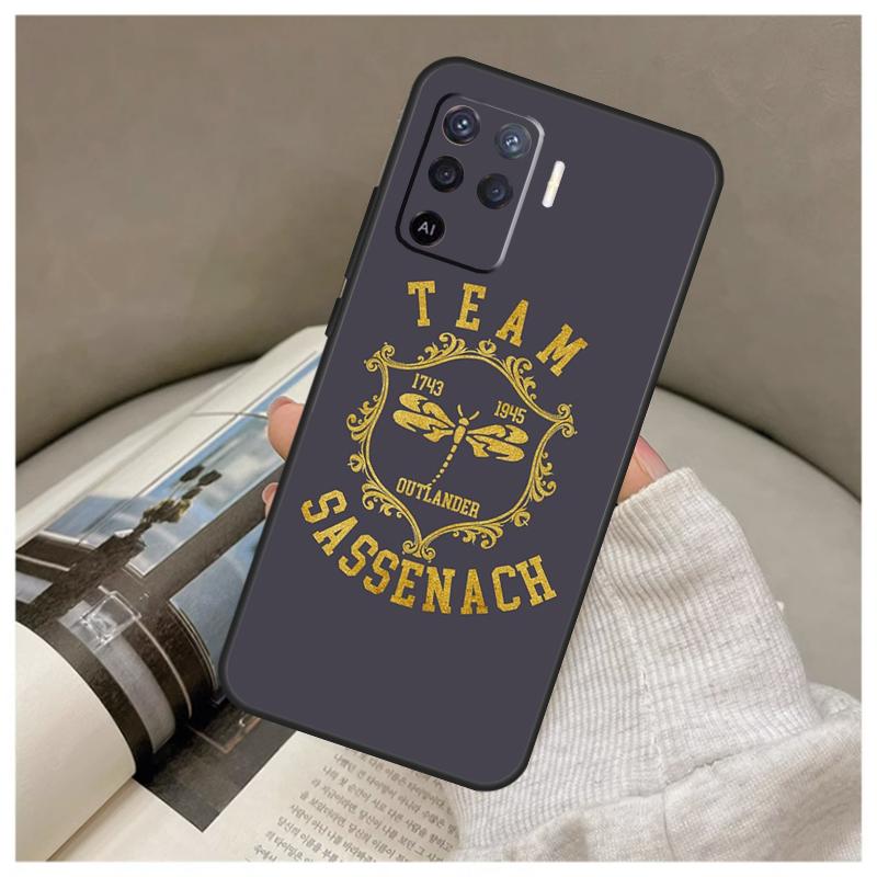 Outlander Sassenach Dragonfly Case For Oppo A16 A76 A96 A60 A98 A58 A78 A18 A38 A80 A40 A77 A57 A17 A74 A54 A94 A15 A5 Pro