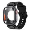 Gehäuse + weiches Armband für Apple Watch Ultra 2 Band 49 mm 45 mm 44 mm Metall-Edelstahl-Anschluss TPU-Armband Iwatch 9 8 7 6 SE 5 4