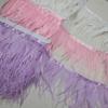 FeatherNew Feather Trim Ostrich Feather Skirt Trim Fabric Tape Fabric Craft DIY Accessories Bag Clothing Decoration Materials 10meters