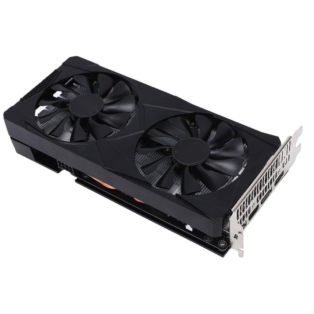 Grafikkarte 12GB GDDR6 192 Bit PCI Express 3.0 X16 Gaming-Grafikkarte GPU mit zwei Kühlventilatoren für Computer PC