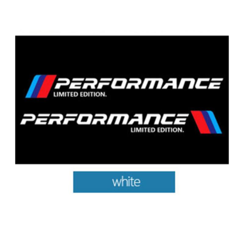 2pcs M Performance Limited Edition Sticker Car Door Waist Line Decoration Badge Styling For BMW E46 E39 E38 E90 E60 Z4 X3 X5 X6