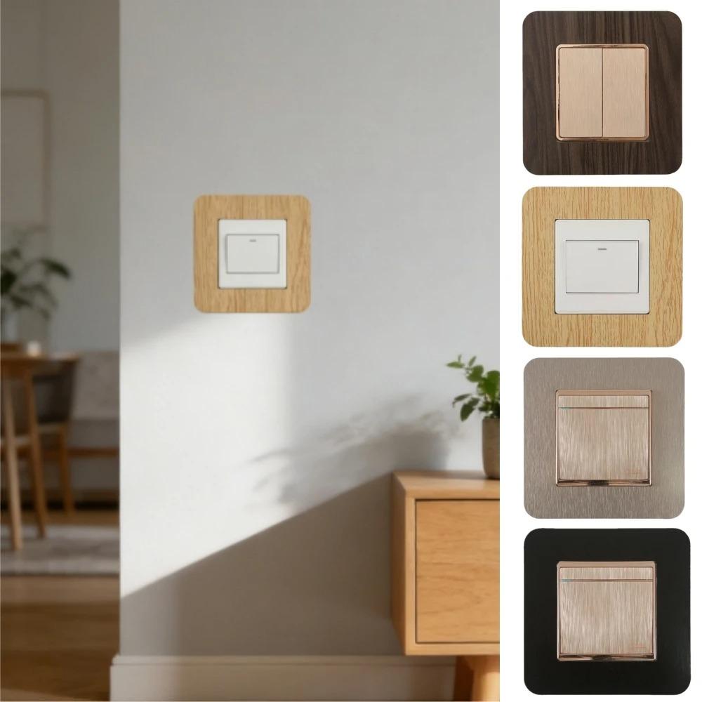 Dustproof Socket Frame Cover Anti-Dirty Acrylic Wall Decor Home Wall Renovation