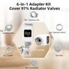 Smart Radiator Valve Actuator for Tuya and For ZigBee with Weekly Temperature Programming and Remote Access via Mobile App