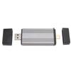 M.2 NVMe SSD Enclosure 10Gbps 2TB Capacity USB3.2 Type C Connector Aluminium Alloy Type C SSD