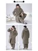 2024 Men's Quilted Winter Hooded Pajama Bathrobe - Warm, Thick Coral Fleece Outerwear