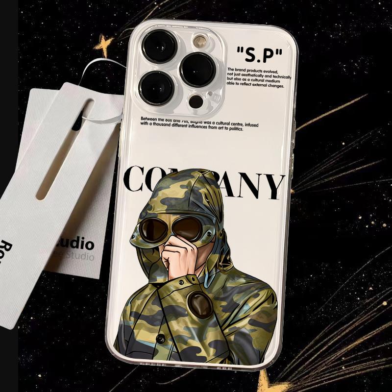 C-ComPanys-luxury-C-Cp Senior cool pattern Handyhülle Transparente Handyhülle Für iPhone 16 15 14 13 12 11 Pro Max XR Plus