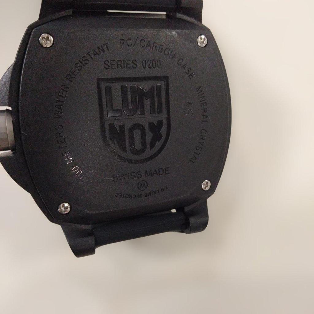 Used Luminox 0200 Black Watch, Good Condition