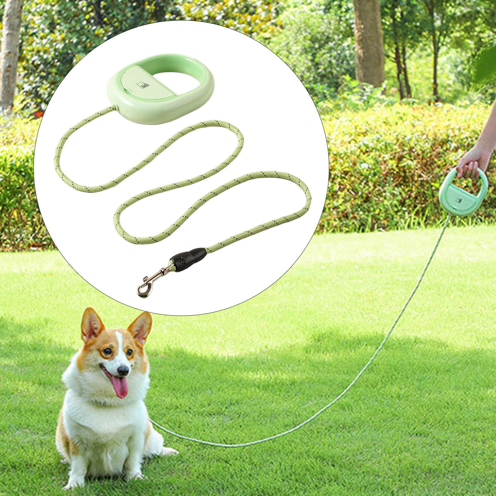 

Dog Leash Pet Traction Rope Reflective Walking for Jogging Green 1.5m