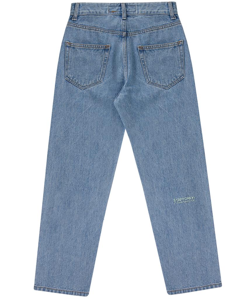 STAFFONLY Flower Pants (Lightdenim)