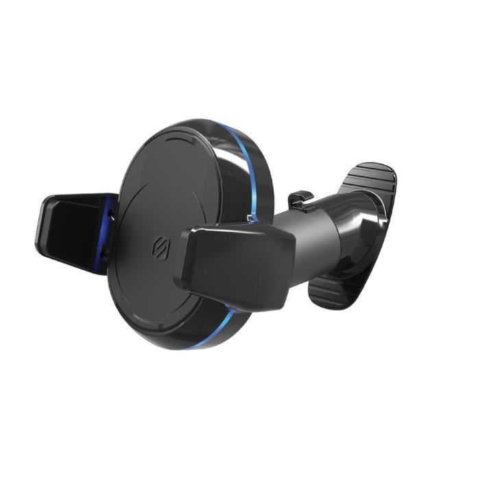 Phone Holder - Scosche - Magicgrip Qi 10w - Black - Compatible Iphone - Passive Holder