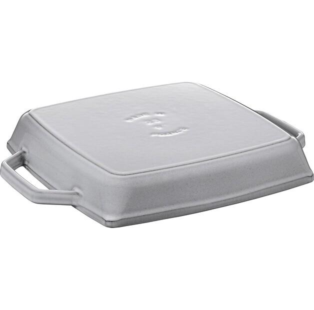 Сковорода-гриль Zwilling Staub квадратная 23x23 см графитово-серая (40511-729-0)