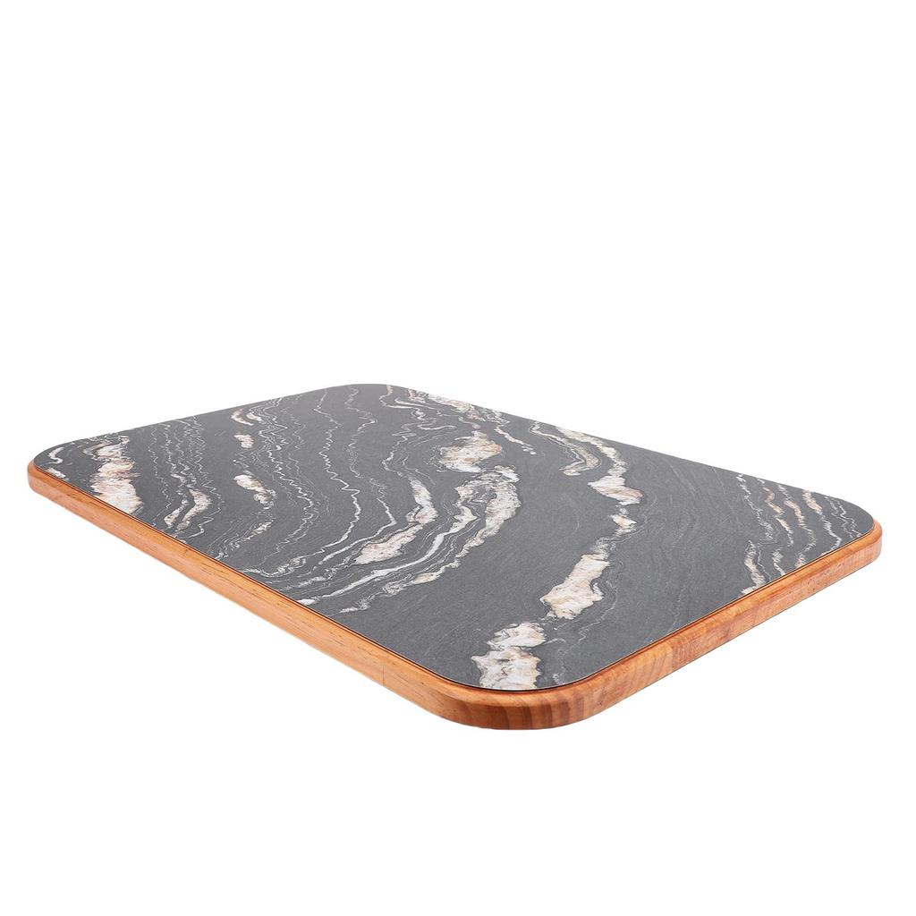 RV Wood Table Top 23.23x15.35in Rectangular Wood Boat Desktop Panel for Camping Vehicle Trailer Motorhome Yacht