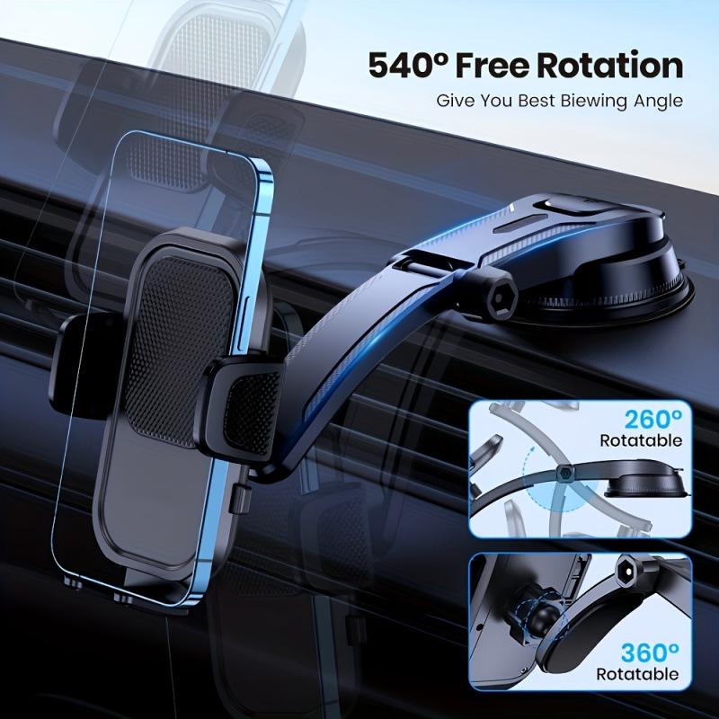 Car Suction Cup Phone Holder, Vehicle-Mounted Phone Stand, Cross-Border.