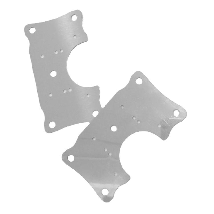 4Pack Stainless Steel Hinge Repair Plate Furniture Door Hinge Repair Accessories