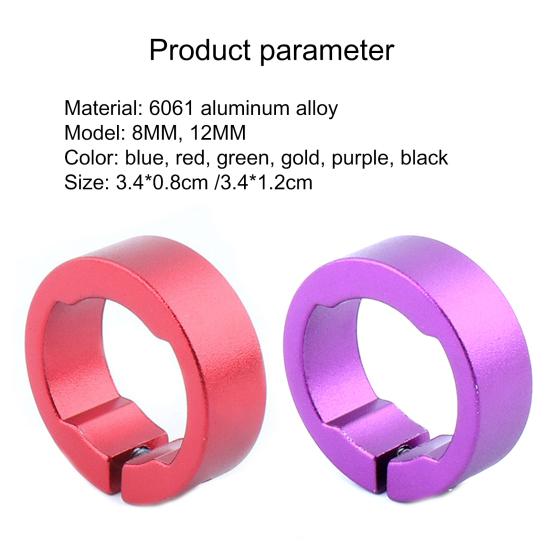 2Pcs Replacement Aluminum Alloy Bicycle Grip Handlebar Lock Rings for MTB