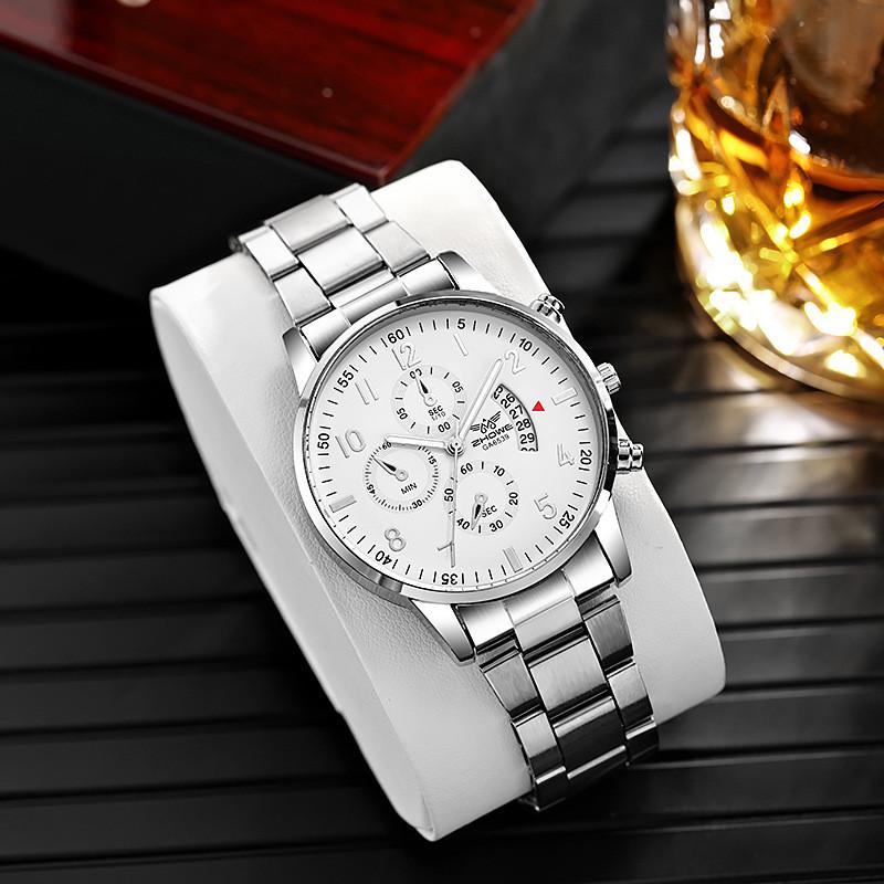 

Mens Fashion Quartz Watch With Calendar Function For Business And Casual Wear Style A