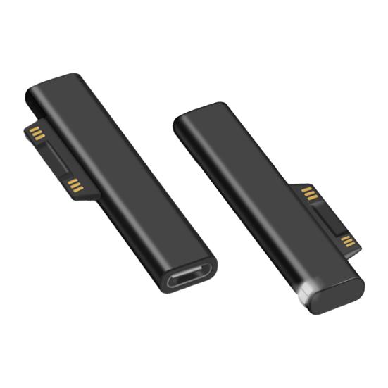 Portable Type-C to Charging Connector Adapter for PD Fast Surface Pro 3/4/5/6/7