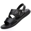 FashionHihg Quality Leather New Sandals Summer Baotou Casual Man Slippers Comfortable Slip On Male Sandals Outdoor Trekking Sandales