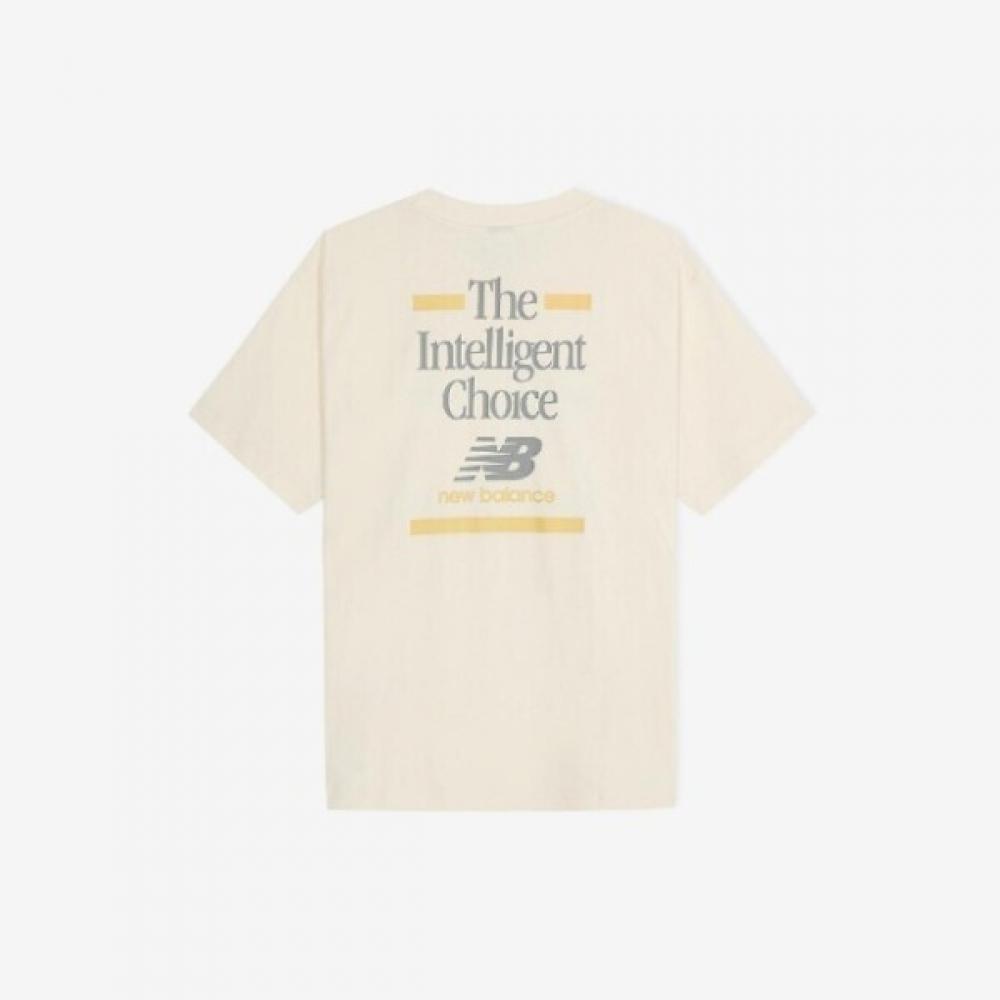

New Balance Men T shirT inTelligenT leTTering Nbnef32643 36 100