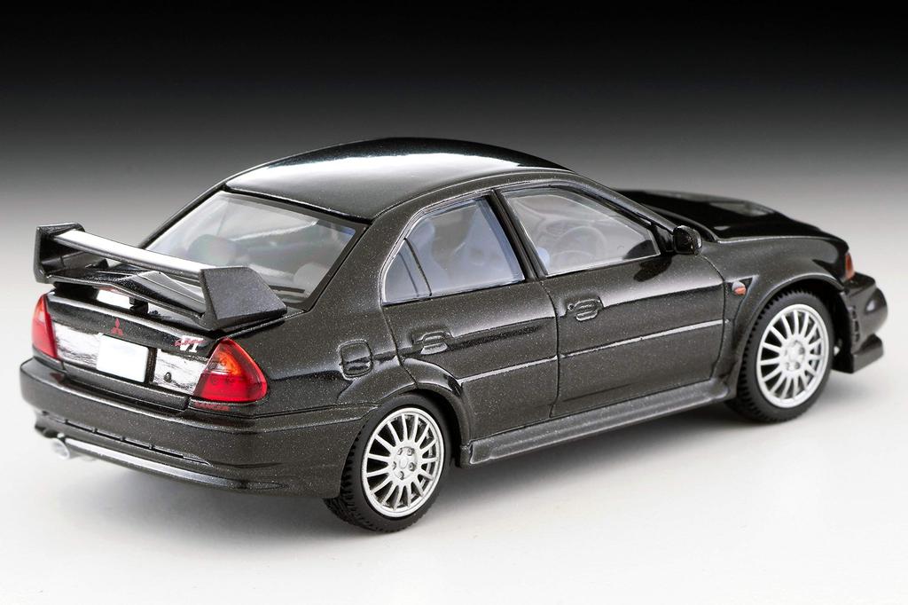 Tomica Limited Vintage Neo Scale Mitsubishi Lancer GSR Evolution VI Black 1/64 LV-N190b (Finished Model)