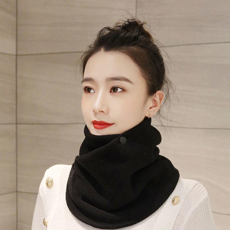 Designer  Women Winter Ring Scarf Fleece Neck Warmer Cowl Collar Circle Scarves Outdoor Warm Infinity Scarves Skiing Bib