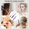 3Pcs Slick Back Hair Brush Set Bristle Hair Brush Brush Teasing Comb For Women Baby Kids