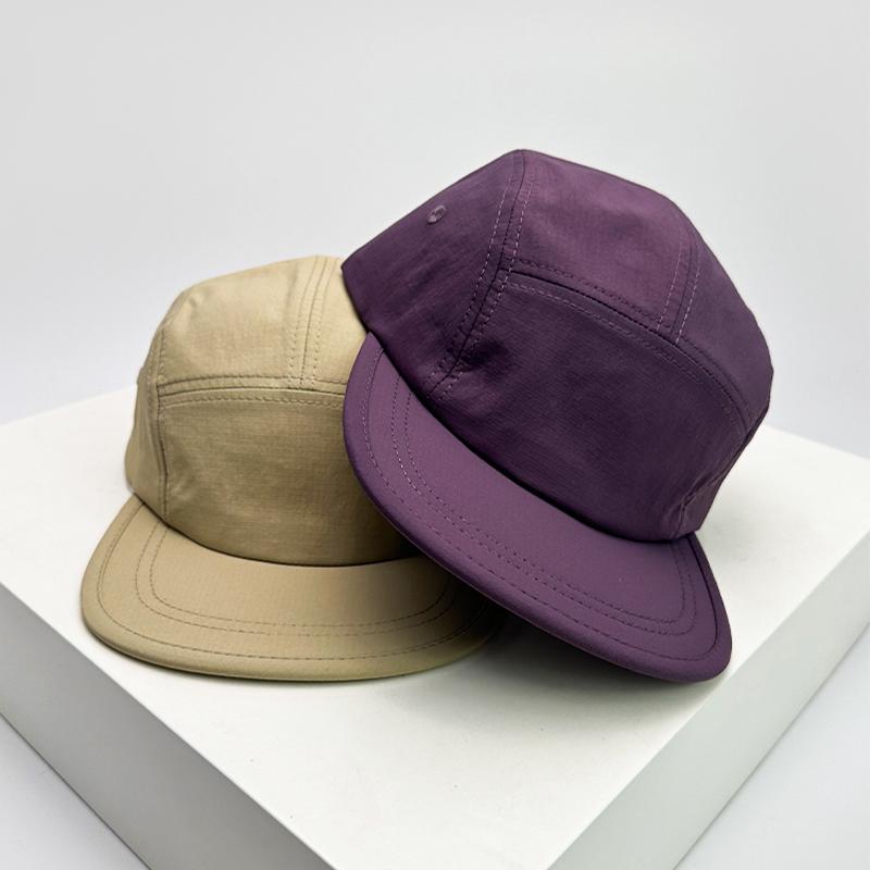 And Women Flat Brims Fast Drying Solid Color Baseball Caps Air Permeable Minimalist Sun Protection Outdoor Use Peaked Hats All-Match Fashion