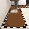 Kitchen Floor Mat Cute Style Cartoon Puppy Long Strip Decorative Carpet Non-slip Oil-proof Foot Mats Pvc Leather Waterproof Rug