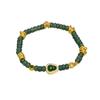 Women's Jade Gourd Bracelet: Elegant Chinese Style with Beaded Coin Design