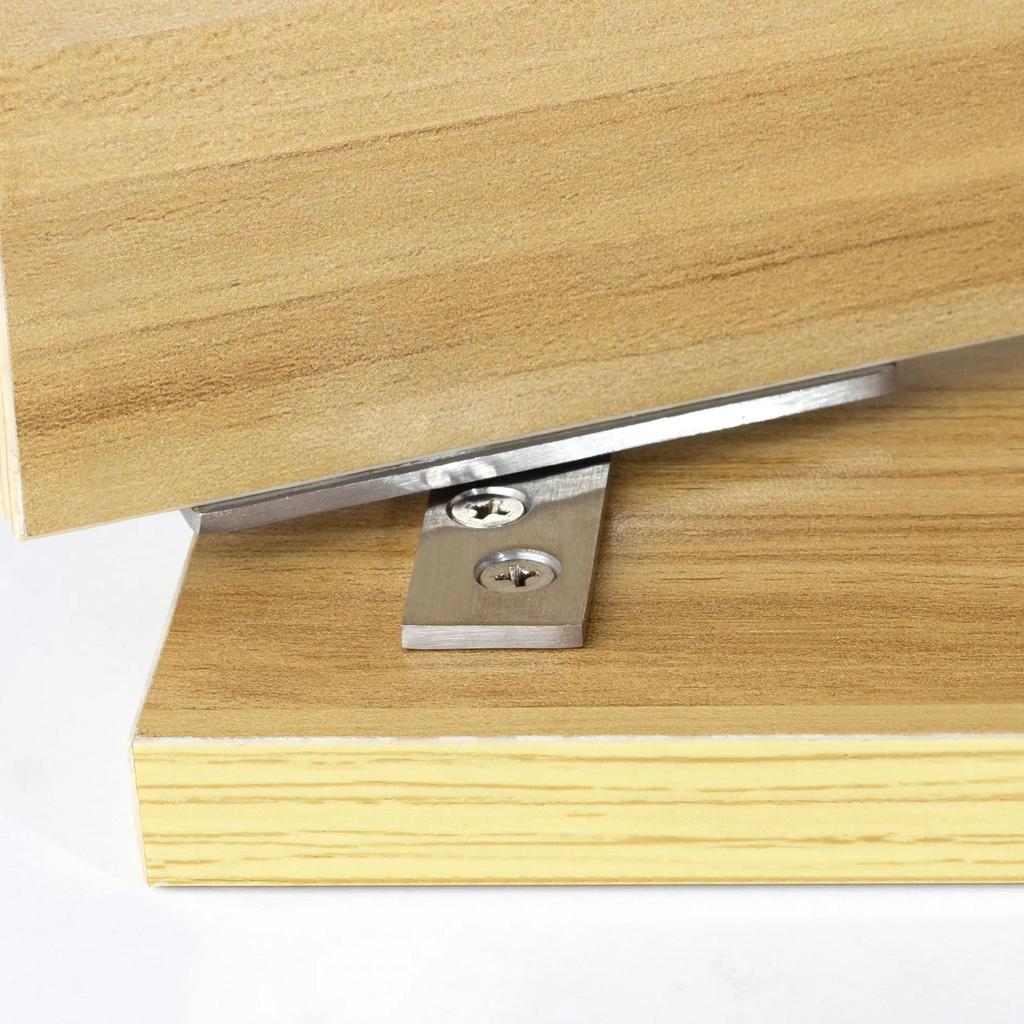 Stainless Steel Pivot Hinge Central and Offset-Axes Rotating Hinge 360 Degree Door Concealing Up Down Shaft for Wooden Doors