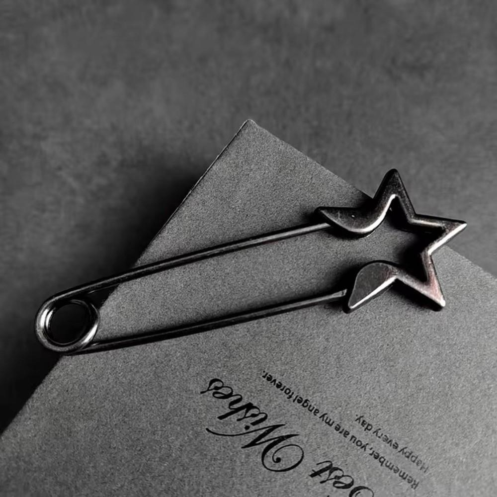 Adjustable Retro Large Pins Fixed Needle Clothing Metal Safety Pins Lapel Pin  Hat Coat Accessory