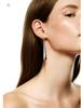 Minimalist Danish Teardrop Tassel Earrings for Women - European & American High-End Design