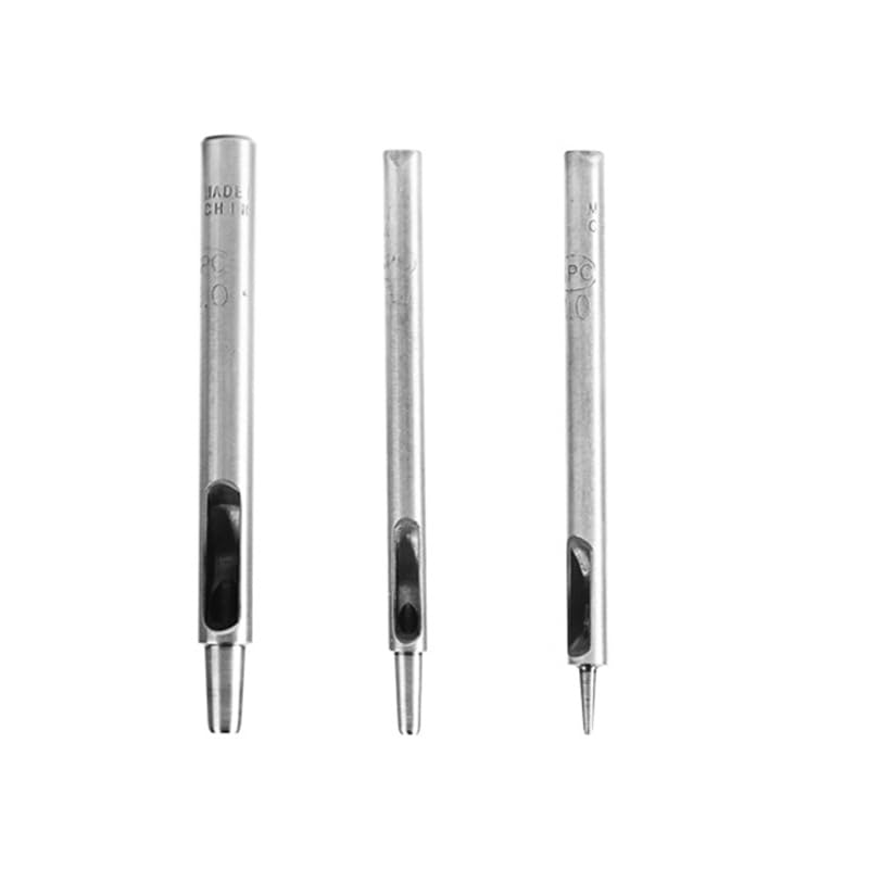 

WUTA SPC Дырокол 3 ремня Круглое отверстие Набор кожаных пробойников, Размеры, Пробойник, Пробойник, (1 мм, 3 мм, 5 мм)