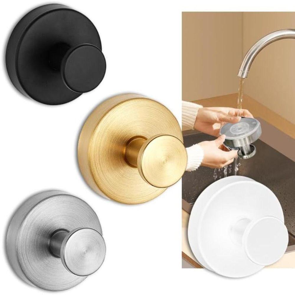 No Drill Christmas Suction Cup Hook Stainless Steel Door Back Hanging Rack Bathroom Hanging