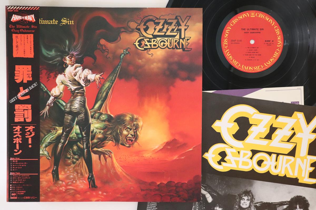 

LP Record OZZY OSBOURNE - Ultimate Sin 28AP3145 CBS SONY 1986 Japan Obi Metal