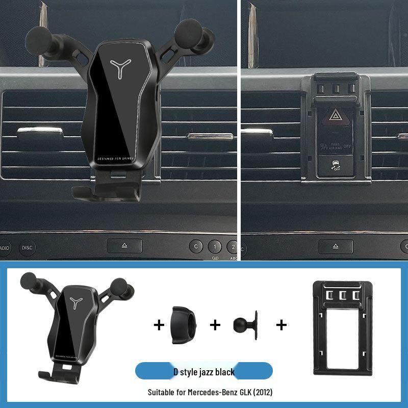 

08-12 Mercedes GLK Phone Holder: Car Bracket for Navigation & Modification