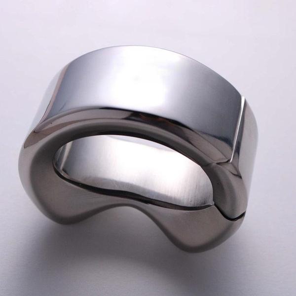 Male Strong Ball Stretcher Stainless Steel Scrotum Weight Ring