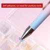 Rotating Nail Art Pen For Glitter Rhinestones With Gradient Wax Tip Perfect For Professional And DIY Manicure