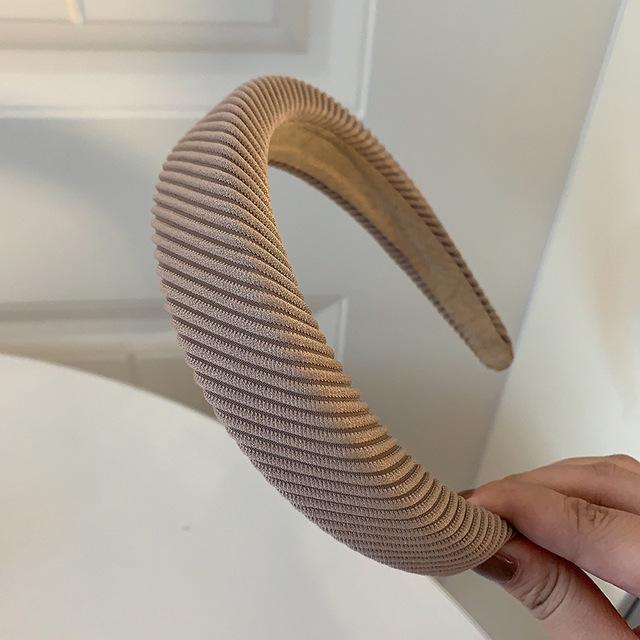 New Fashion Hair Hoop Hair Bands for Women Girls Solid Color Twilled Headbands Designer Wide Hairband Hair Accessories Headwear