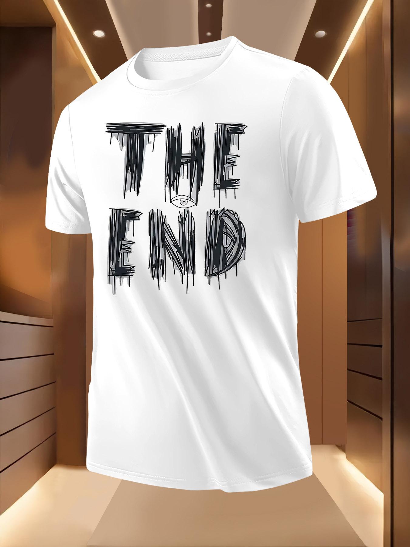 The End Graphic Tshirt - Breathable Lightweight Polyester S