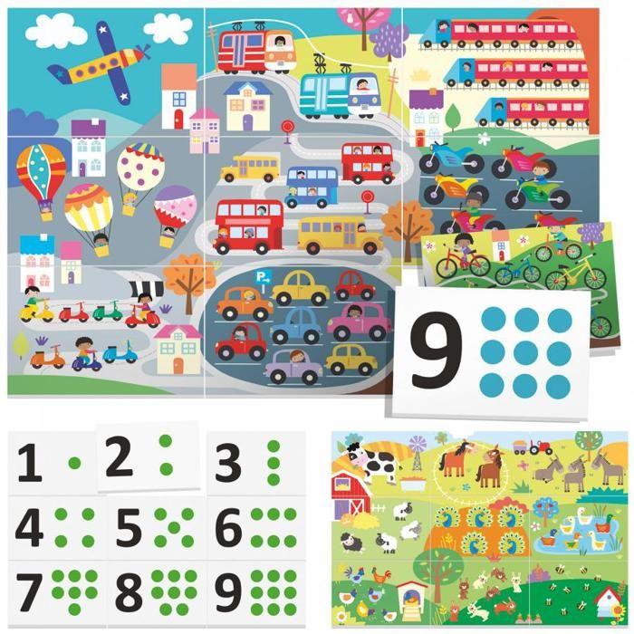 Puzzle - HEADU - MU54938 - Multicolore - Pour enfants à partir de 3 ans - Carton