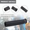 8Pcs 2500° Degree Spark Plug Wire Boots Heat Shield Protector Sleeve Cover Compatible With SBC BBC 350 454,6 Inch, Black