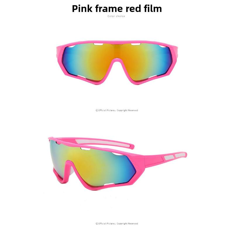 New colorful bicycle riding glasses women's sunglasses European and American outdoor sports sunglasses men's