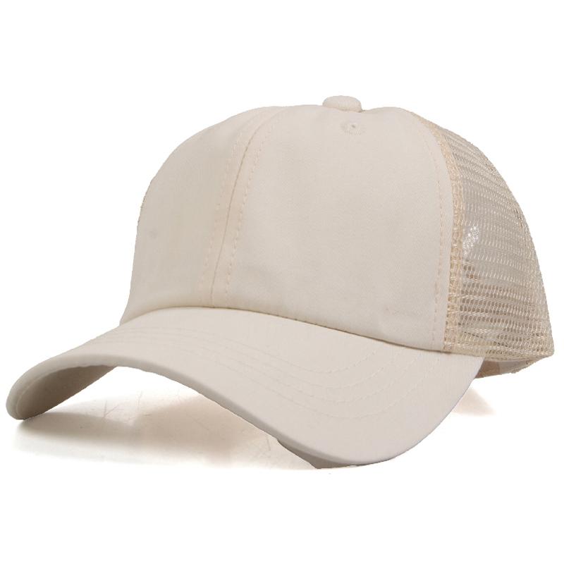 Summer Kids Cap Solid Color Mesh Breathable Baseball Caps Sun Protection Sun Hat Korean Style Children Travel Accessories