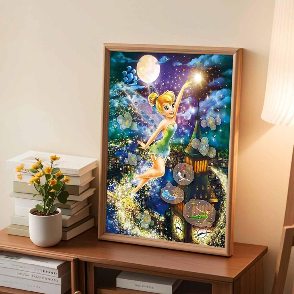 5D Diy Diamond Painting Beautiful Fairy Full Drill Rhinestones Mosaic Embroidery Handmade Products Home Decor Gift