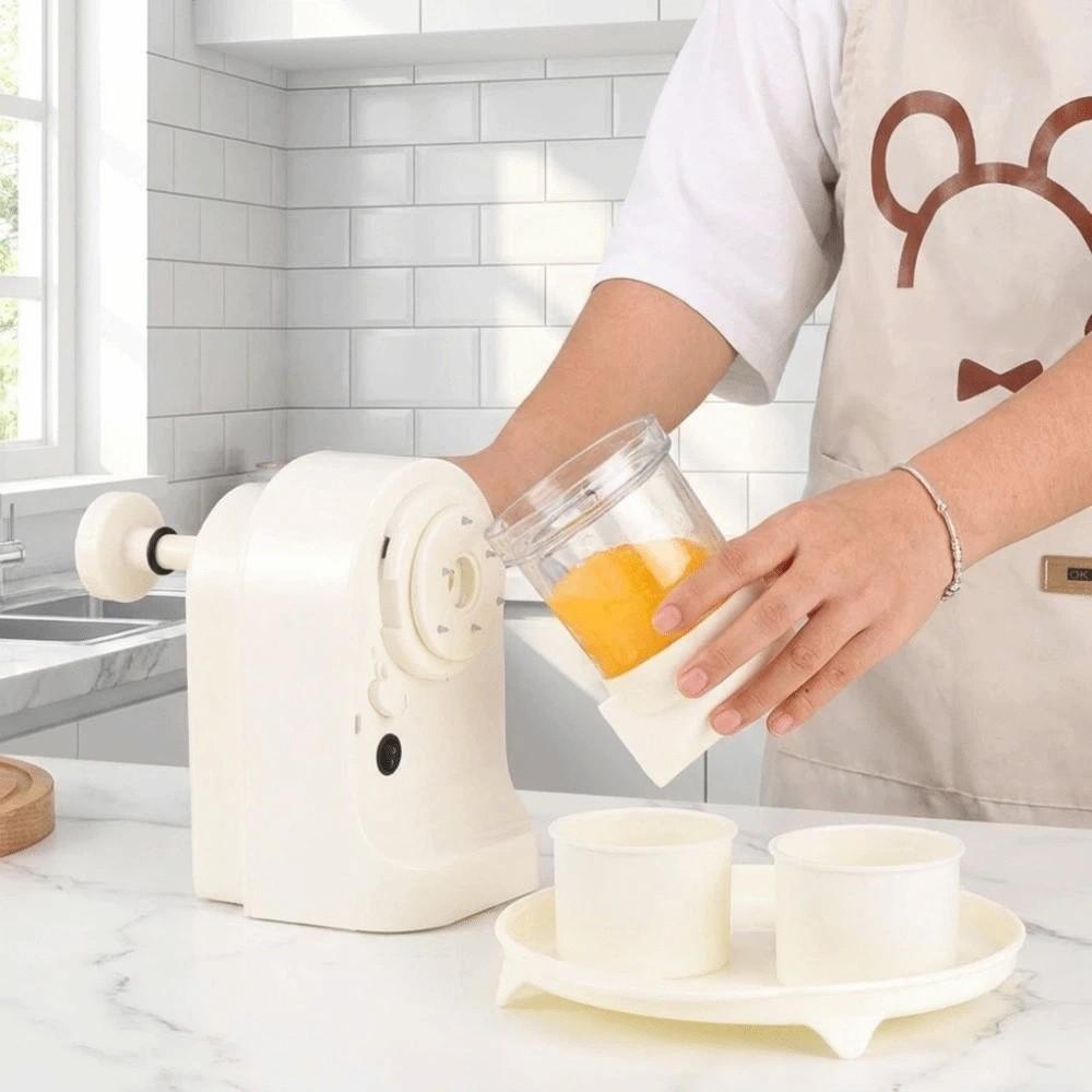 Detachable Automatic Smoothie Maker Large Capacity Cordless Ice Shaver Household Use