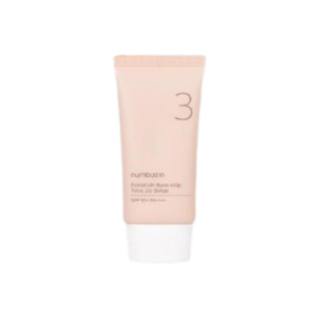 Numbuzin No.3 Porcelain Finish Foundation Skip Tone-Up Beige SPF50+ PA++++ Flawless Coverage & Sun Protection (50ml)