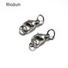 50pcs Silver Plated Alloy Lobster Clasp Hooks and Jump Ring for Necklace Bracelet Chain Connectors DIY Jewelry Findings Supplies