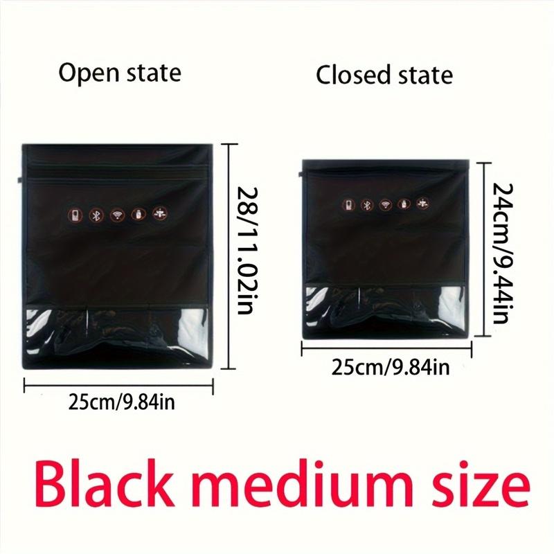 Travel Supplies, Signal Shielding Bags, Car Key Signal Shielding Bags, Radiation-proof RFID Mobile Wallet Privacy Protection Bag
